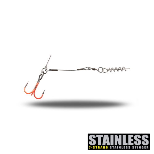 CWC Pro UV Orange Stinger - Stainless Steel - 40lb - Tournament Single - 1