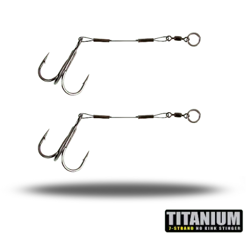 CWC Stinger - Titanium - 30lb Nano single, 2 (2-Pack)
