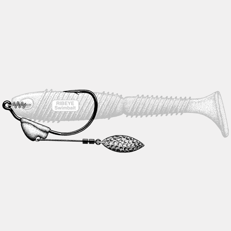 Owner Flashy Swimmer Silver Colorado Rigging
