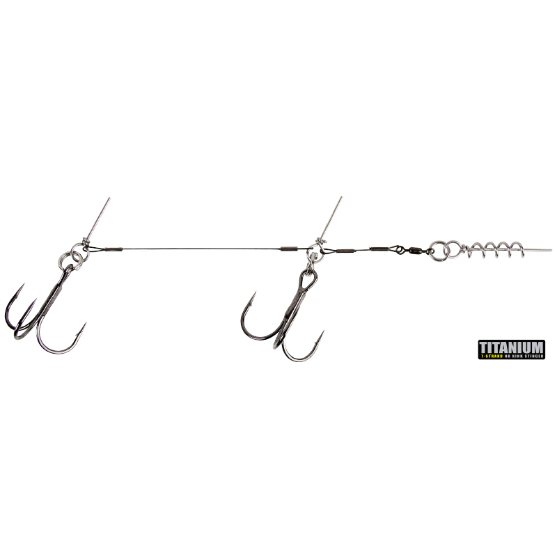 CWC Stinger - Titanium - 75lb Giant tandem, 3/0 (1-Pack)