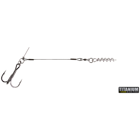 CWC Stinger - Titanium - 50lb Junior Single, 1/0 (1-Pack)