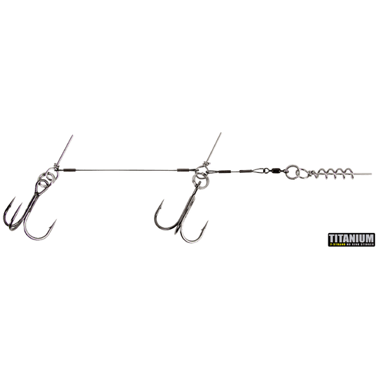 CWC Stinger - Titanium - 75lb Original tandem, 2/0 (1-Pack)