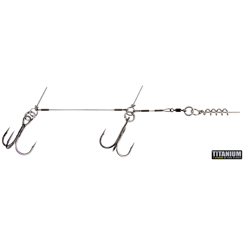 CWC Stinger - Titanium - 75lb Original tandem, 2/0 (1-Pack)