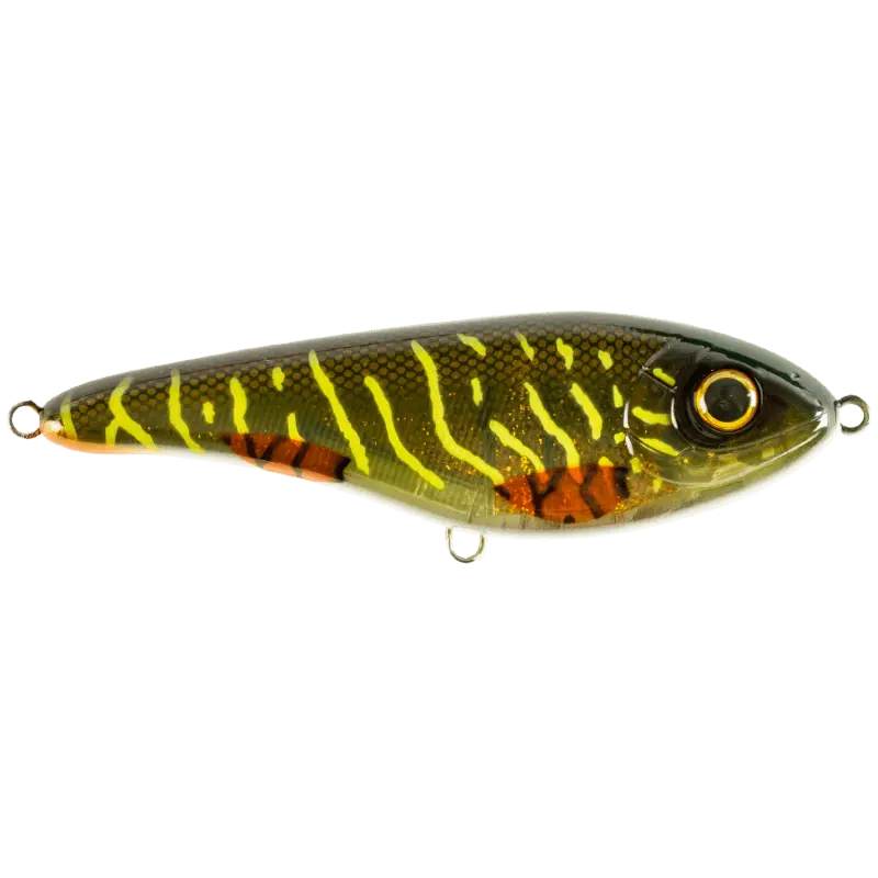 Strike Pro Buster Jerk (Sinking) Green Motoroil Pike UV