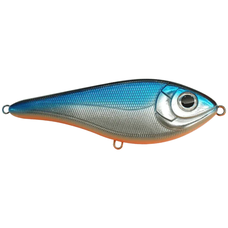 Strike Pro Buster Swim (Slow Sinking) Blue Chrome OB