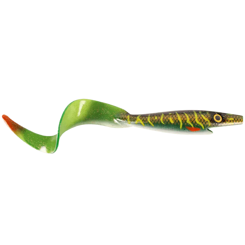 Strike Pro Giant Pig Tail Green Motoroil Pike UV