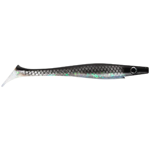Strike Pro Pig Shad 23cm Midnight Shiner