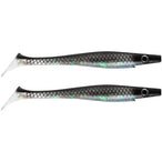 Strike Pro Pig Shad Jr. 20cm (2-Pack) Midnight Shiner 