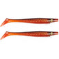 Strike Pro Pig Shad Jr. 20cm (2-Pack) Red Motoroil Pike UV