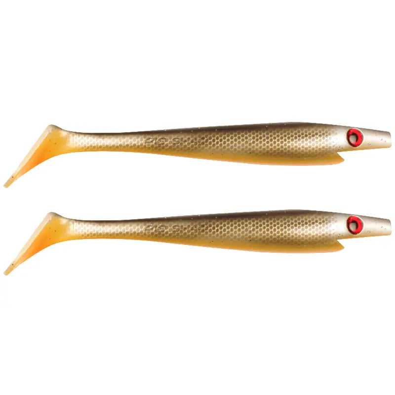 Strike Pro Pig Shad Jr. 20cm (2-Pack) Shitty Roach 