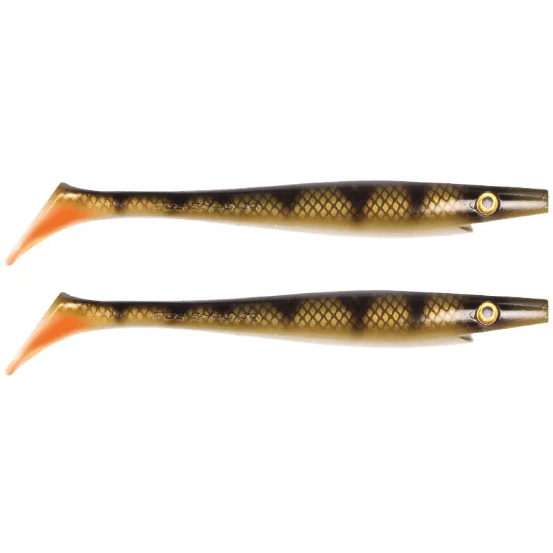 Strike Pro Pig Shad Tournament 18cm (2-pack) Natural Perch OB