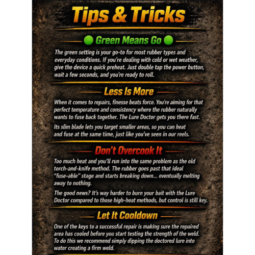 The Lure Doctor Tips