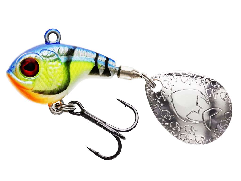 Westin Dropbite Spin Tail Jig Chartreuse Blue Craw