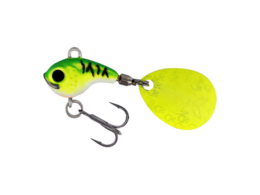 Westin Dropbite Tungsten Spin Tail Jig Chartreuse Icee