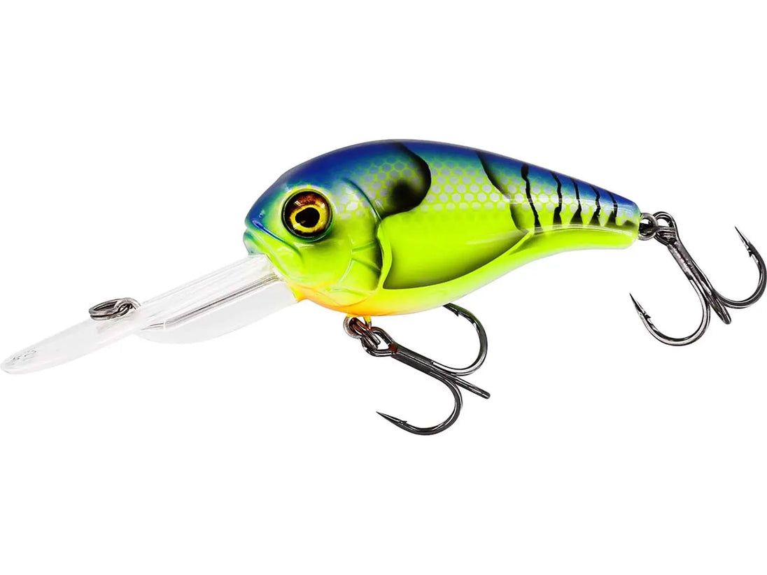 Westin MegaBite DR Crankbait Chartreuse Blue Craw