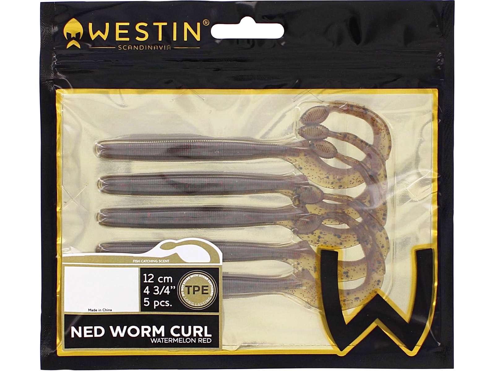 Westin Ned Worm Curl  Packaging