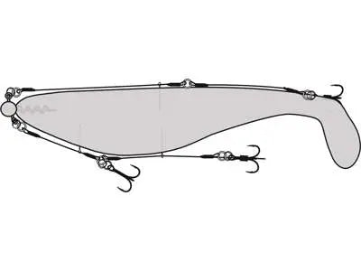 Westin Release Stinger Top Softlure Diagram