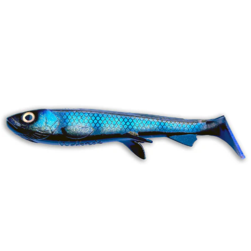 Wolfcreek Shad 30cm Black Stripped Ghost