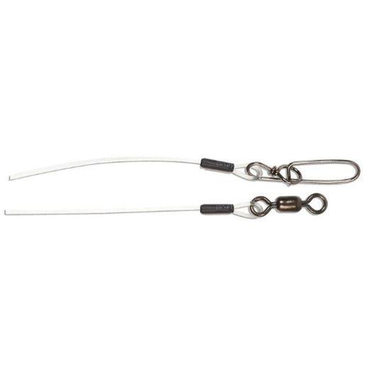 CWC fluorocarbon leader, 18 inch 90 lb with Stay-Lok clip
