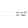 CWC fluorocarbon leader, 20 inch 15 lb with Fastach clip