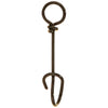 CWC 20 inch 15 lb fluorocarbon leader Fastach clip detail