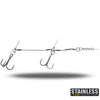 CWC Pro Stinger 100 lb stainless steel Giant Tandem 3/0 rig