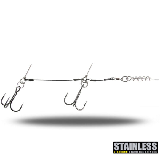 CWC Pro Stinger 100 lb stainless steel Giant Tandem 3/0 rig