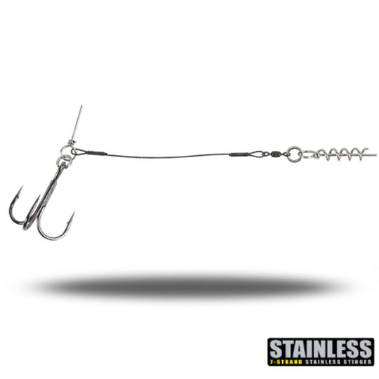 CWC Pro Stinger 40 lb stainless steel Tournament Single size 1 rig