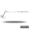 CWC Pro Stinger 60 lb stainless steel Junior Single 1/0 rig