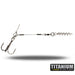CWC stinger titanium 50lb junior single 1 0 rig detail