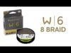 Westin W6 8x Braid 135M/150YDS Lime Punch product video