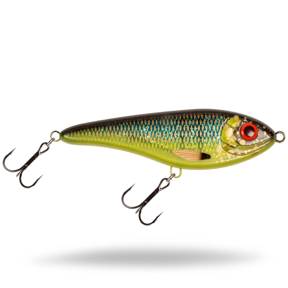 Strike Pro Buster Jerk II 12cm in Acid Roach