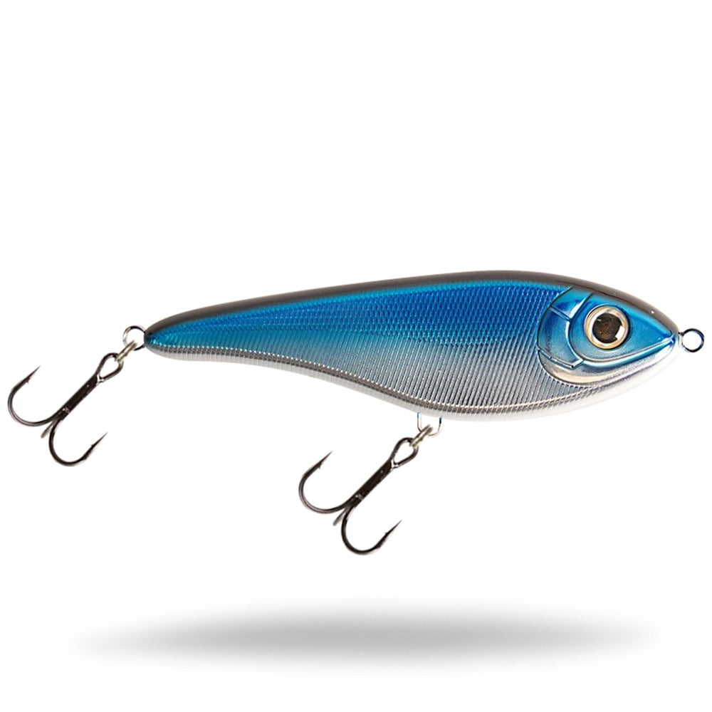 Strike Pro Buster Jerk II 12cm in Blue Chrome
