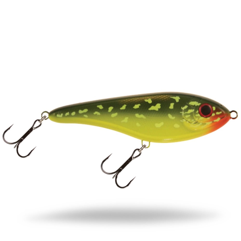 Strike Pro Buster Jerk II 12cm in Hot Pike