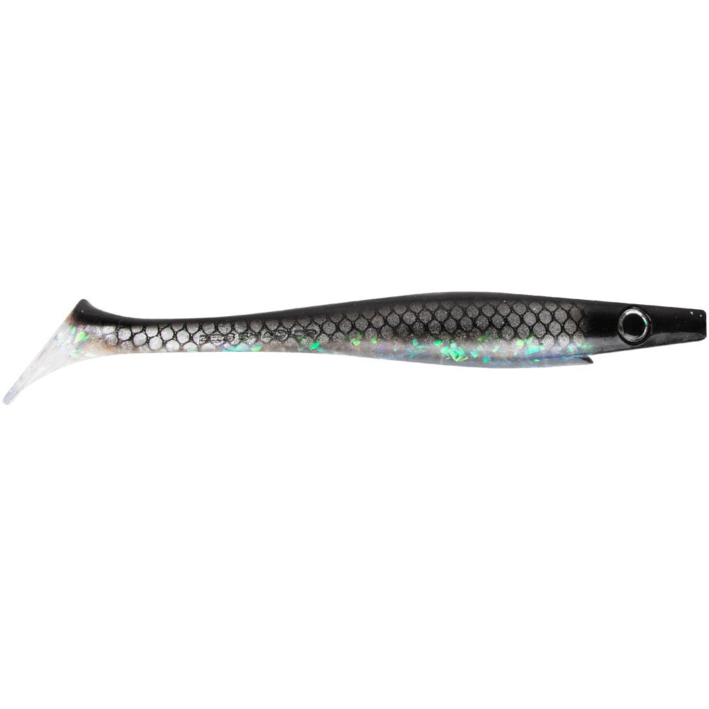 Strike Pro Giant Pig Shad 26cm in Midnight Shiner