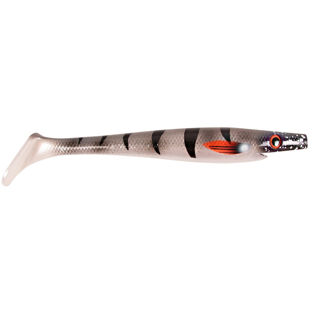Strike Pro Giant Pig Shad 26cm in Silver Koi