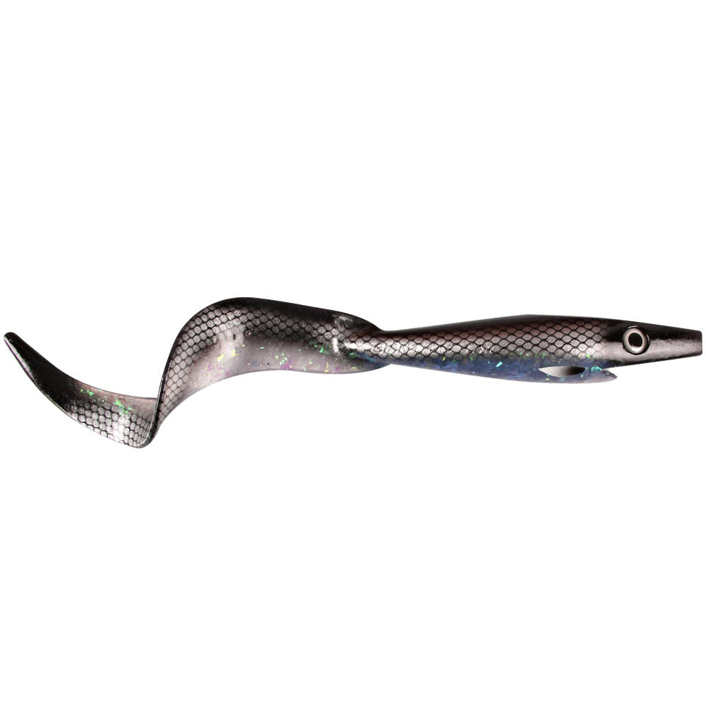 Strike Pro Giant Pig Tail 40cm in Midnight Shiner