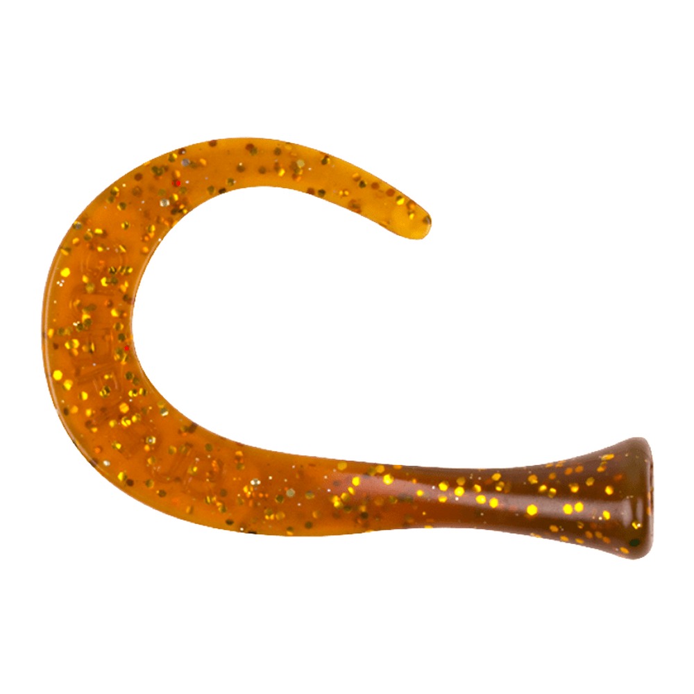 Strike Pro Guppie Spare Tail Jr. in Motoroil/Gold Glitter