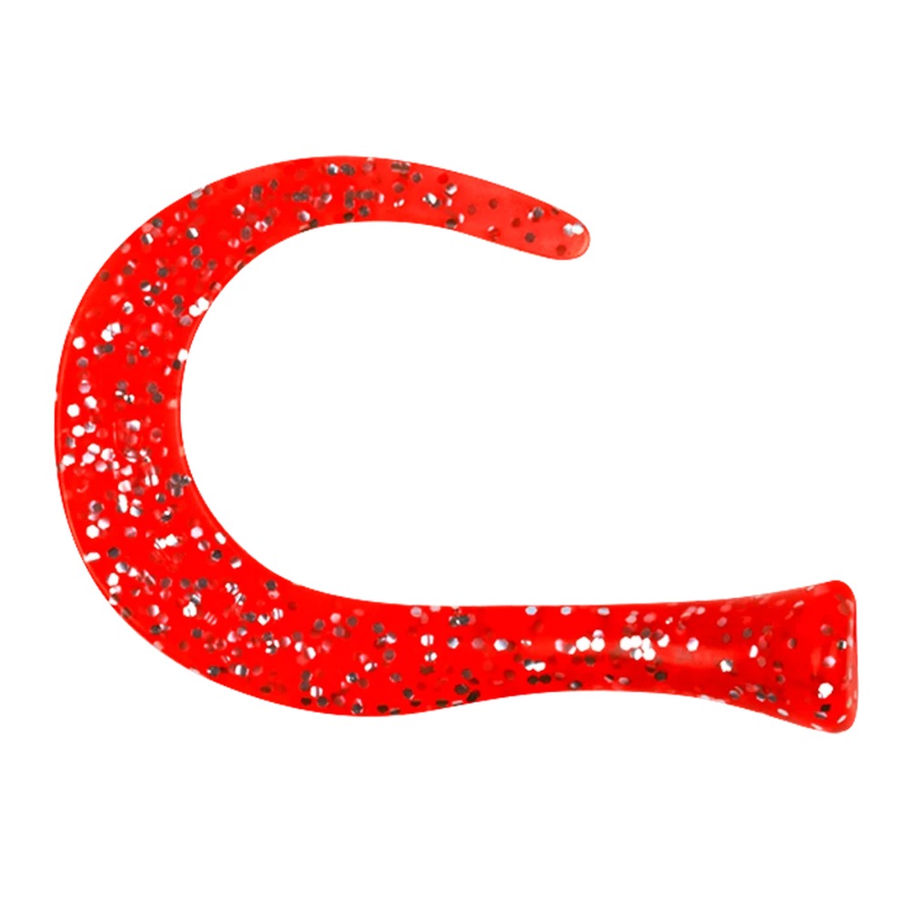 Strike Pro Guppie Spare Tail Jr. in Red/Silver Glitter