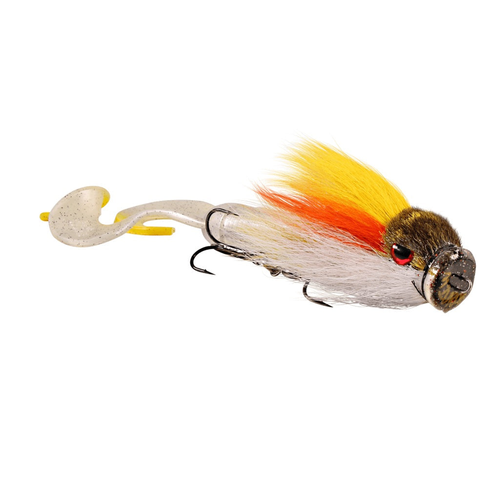 Strike Pro Miuras Mouse Mini musky lure in Hot Banana colour