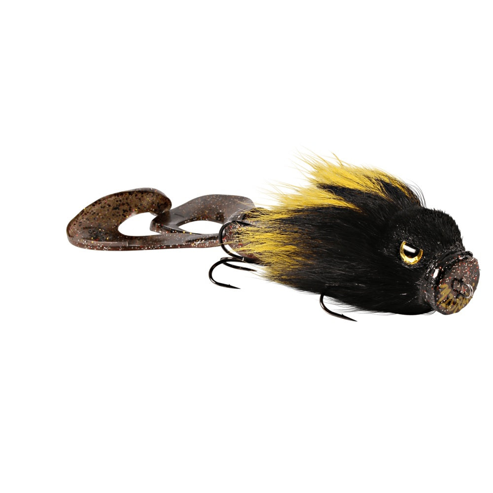 Strike Pro Miuras Mouse Mini musky lure in Yellow Fever colour