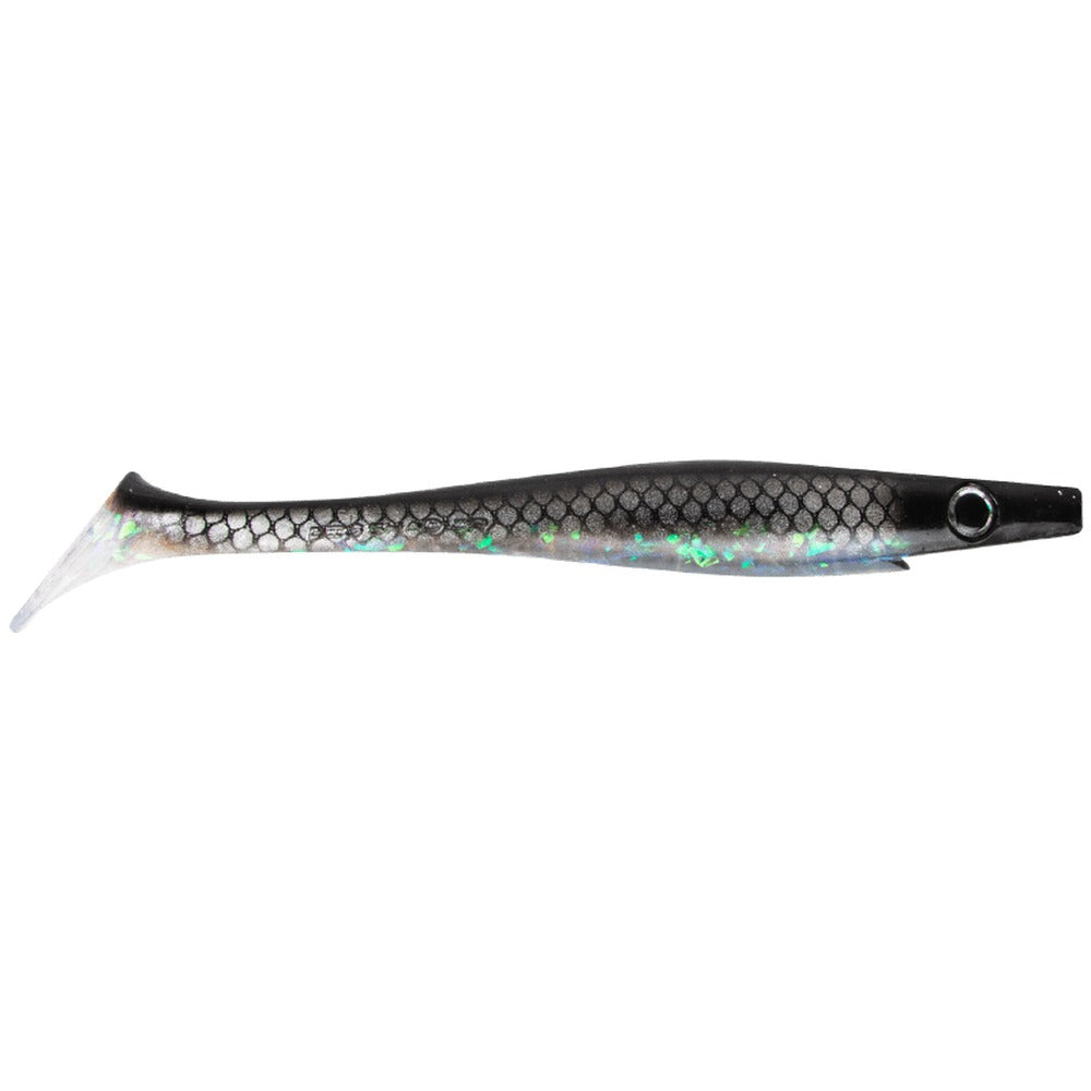 Strike Pro Pig Shad 23cm in Midnight Shiner