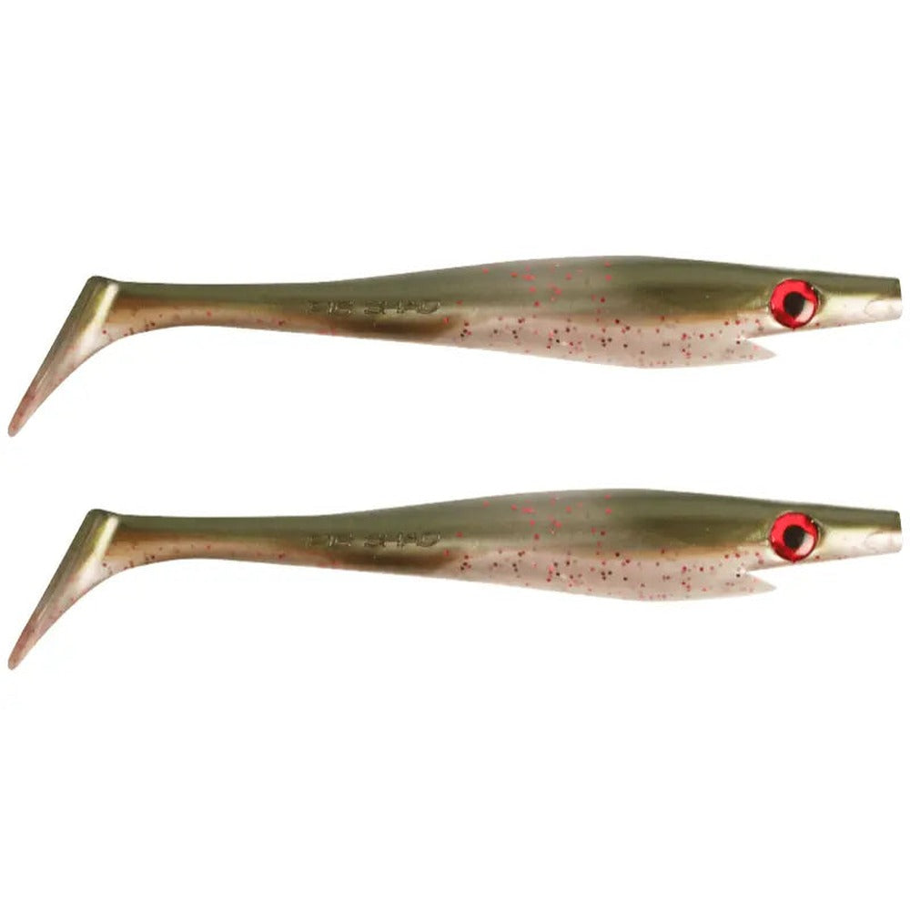 Strike Pro Pig Shad Jr. 20cm two-pack in Arkansas Shiner