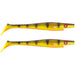 Strike Pro Pig Shad Jr. 20cm two-pack in Hot Baitfish