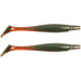 Strike Pro Pig Shad Jr. 20cm two-pack in Motor Oil Pepper
