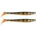 Strike Pro Pig Shad Jr. 20cm two-pack in Natural Perch OB
