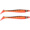 Strike Pro Pig Shad Jr. 20cm two-pack in Red Tiger