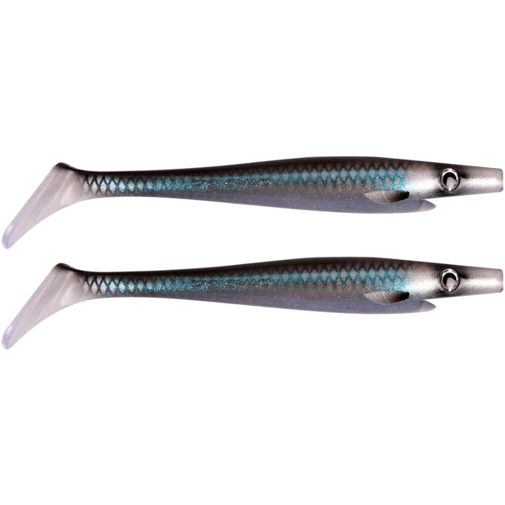 Strike Pro Pig Shad Jr. 20cm two-pack in The Phantom