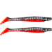 Strike Pro Pig Shad Jr. 20cm two-pack in The Red Baron