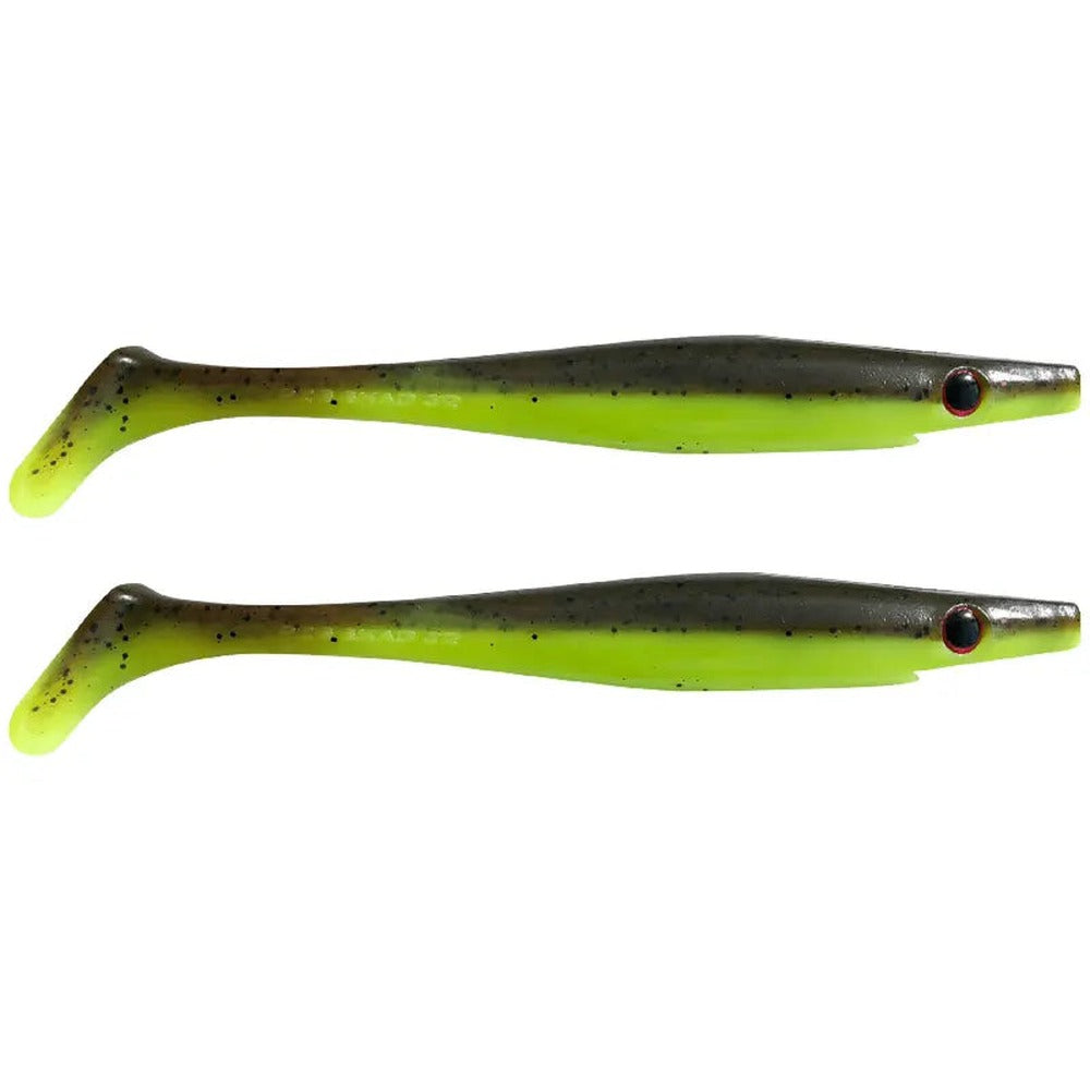 Strike Pro Pig Shad Jr. 20cm two-pack in Toasted Iguana